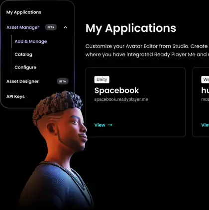 Avatar Creation Studio Interface